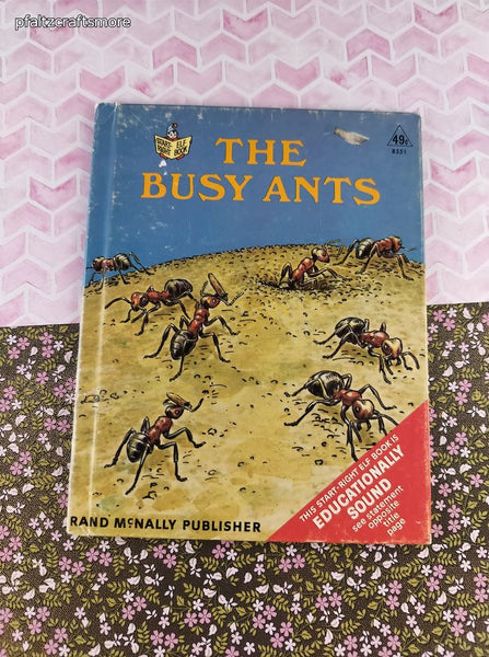 Vintage 1973 Start-Right Elf Book, The Busy Ants, Hardcover
