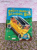 Vintage 1950 Wonder Book The Bingity-Bangity School Bus Hardcover