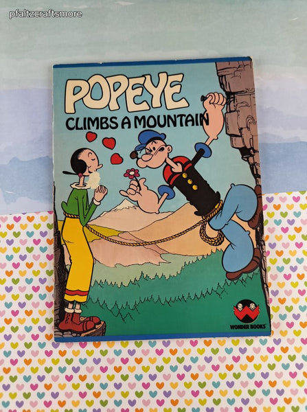 Vintage 1980 Wonder Books Popeye Climbs a Mountain Softcover Booklet