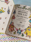 Vintage 1969 Golden Beginning Reader, Belling the Cat and Other Stories Hardcover