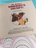 Vintage 1993 Oh, Bother! Somebody's Grumpy! Winnie the Pooh Golden Books Softcover, Like New