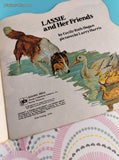 Vintage 1979 Lassie and Her Friends Golden Shape Book Softcover