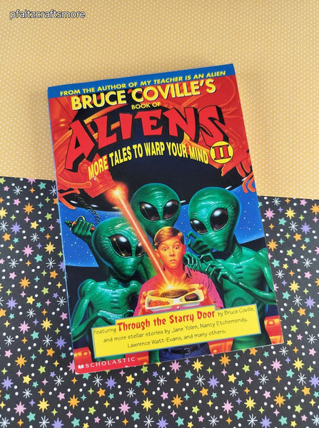 Vintage 1996 1st Printing Bruce Coville's Book of Aliens II: More Tales to Warp Your Mind Softcover