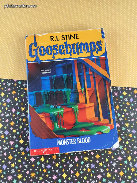 Vintage 1990's R.L. Stine Goosebumps #3, Monster Blood Softcover