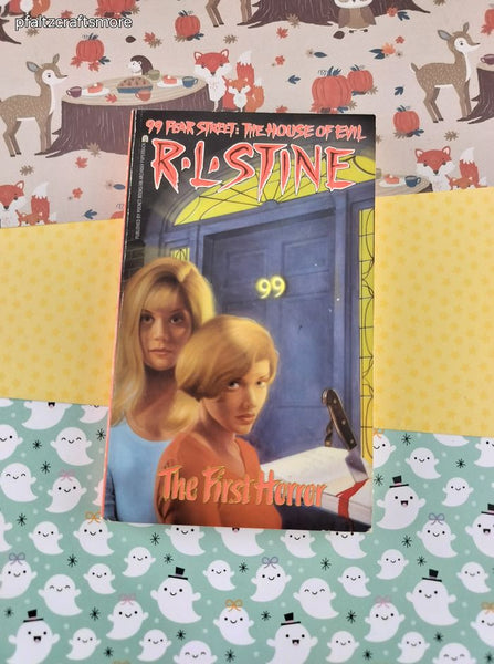 Vintage 1994 1st Printing 99 Fear Street, The House of Evil: The First Horror by R.L. Stine Softcover