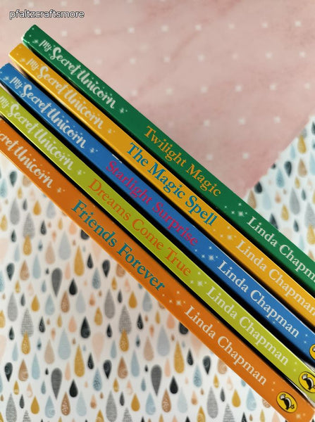 2018 My Secret Unicorn Colorful Puffin Books Softcover Set/5