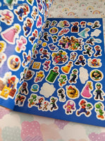 2018 Nintendo Super Mario Official Sticker Book Softcover
