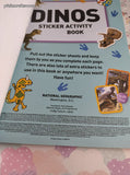 2014 National Geographic Kids Dinos Sticker Activity Book Softcover