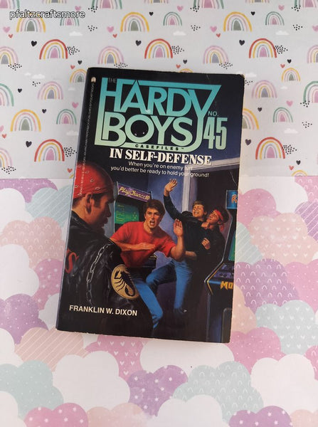 Vintage 1990 1st Printing The Hardy Boys Case Files: In Self-Defense Softcover