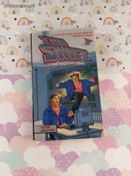 Vintage 1991 1st Printing Tom Swift: The Negative Zone by Victor Appleton Softcover