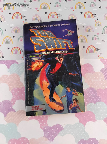 Vintage 1991 1st Printing Tom Swift: The Black Dragon by Victor Appleton Softcover