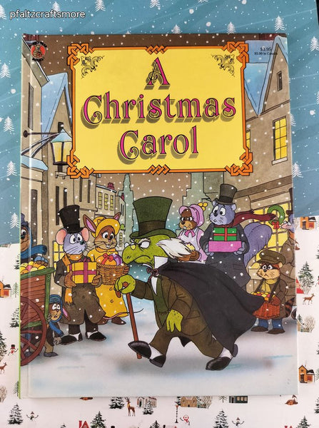 Vintage 1992 Honey Bear Books A Christmas Carol Hardcover Picture Book