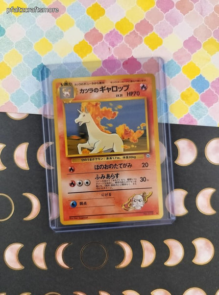 Vintage Uncommon (Japanese) - Blaine's Rapidash Gym Series Non-Holo Pokemon Card #078 - NM