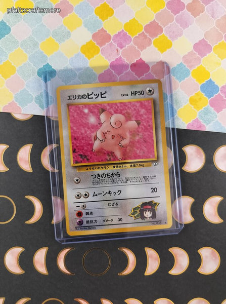 Vintage Uncommon (Japanese) - Erika's Clefairy Gym Series Non-Holo Pokemon Card #035 - NM
