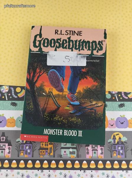 Vintage 1990's R.L. Stine Goosebumps #29, Monster Blood III Softcover