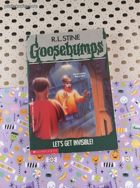 Vintage 1990's R.L. Stine Goosebumps #6, Let's Get Invisible! Softcover
