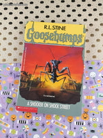 Vintage 1990's R.L. Stine Goosebumps #35, A Shocker on Shock Street Softcover