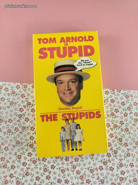 Vintage 1996 Tom Arnold is Stupid (Stanley Stupid) The Stupids VHS Tape