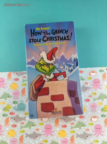 Vintage 1994 Dr. Seuss' How the Grinch Stole Christmas! VHS Tape