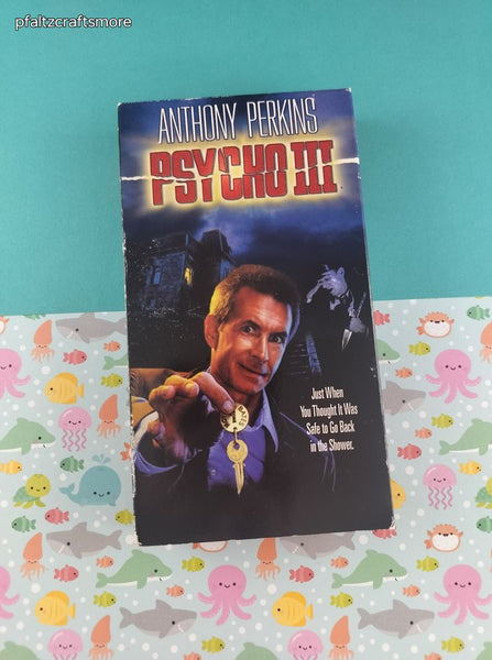 Vintage 1997 Psycho III Universal Studios VHS Tape