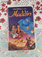 Vintage Walt Disney Classic, Aladdin Clamshell VHS Tape, Great Shape