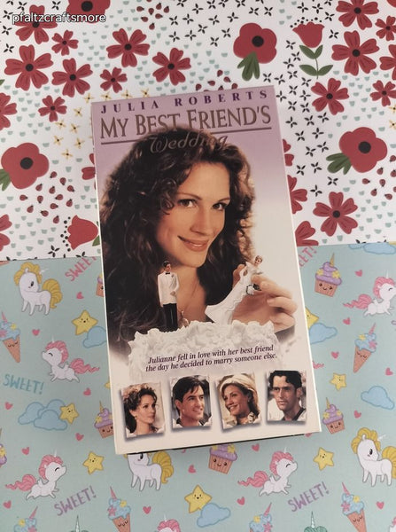 Vintage 1997 My Best Friend's Wedding Julia Roberts VHS Tape