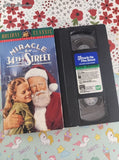 Vintage 1993 Miracle on 34th Street Holiday Classic VHS Tape