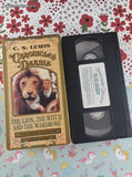 Vintage 1988 C.S. Lewis The Chronicles of Narnia The Lion, The Witch and the Wardrobe VHS Tape