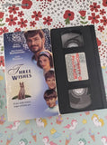 Vintage 1995 Three Wishes Patrick Swayze HBO Home Video VHS Tape