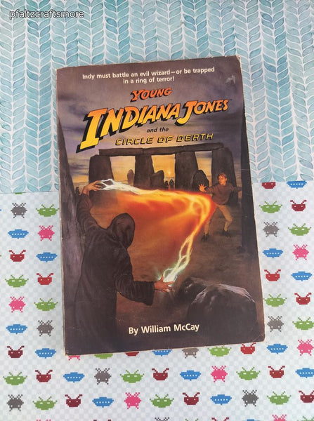 Vintage 1990 1st Printing Young Indiana Jones and the Circle of Death Softcover