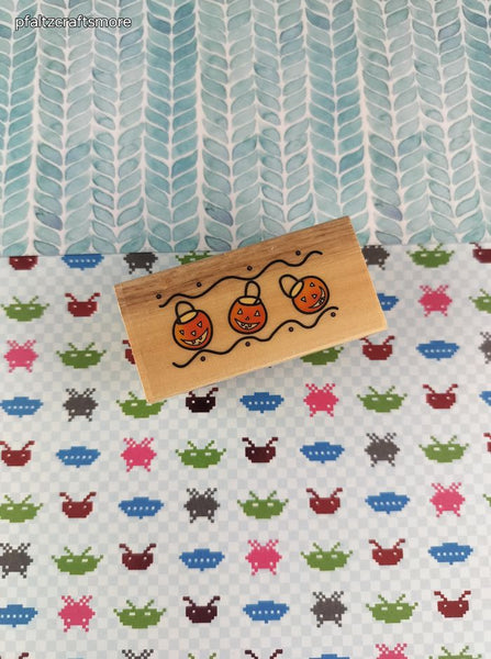 Sugarloaf Products Inc. Silly Jack-o-Lanterns Wooden Block/Rubber Stamp