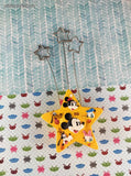 Vintage 2001 Walt Disney Hallmark Cards Mickey Mouse Goofy Picture Holder Star
