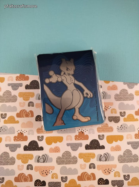 Pokemon TCG Decorative Card Sleeves; Mewtwo 25th Anniversary 65 Sleeves