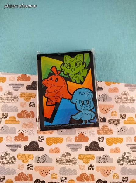 Pokemon TCG Decorative Card Sleeves; Paldea Evolved Starters 65 Sleeves