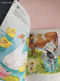 Vintage 1979 Whitman Nontoxic Baby's First Book Barnyard Friends Softcover