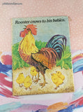 Vintage 1979 Whitman Nontoxic Baby's First Book Barnyard Friends Softcover