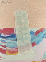 RARE HTF Vintage Sandylion Stickers, Spring Robin Ducklings Floral Kromekote, 1 Sheet Partially Used