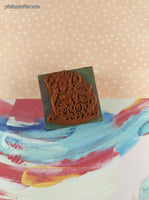 Vintage 1996 All Night Media Sanrio Spottie Dottie Two for Tea 924F Wooden Block/Rubber Stamp