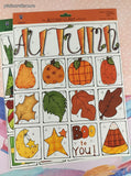 Vintage 2001 Four Seasons Pixie Press the Accent-U-Art Collection Cardstock Cuts Set/4