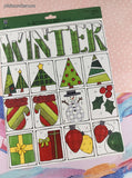 Vintage 2001 Four Seasons Pixie Press the Accent-U-Art Collection Cardstock Cuts Set/4
