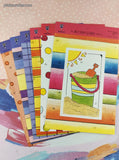 Vintage 2001 Spring & Summer Pixie Press the Accent-U-Art Collection Cardstock Cuts Set/6