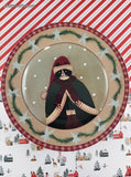 Vintage Oneida Christmas Holiday Cats Lunch/Salad Plate, Nice & Clean 8.25"