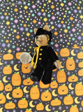 Vintage Halloween Boyd's Bears "Treat F. Wuzzie" Miniature Teddy Bear Costume Ornament