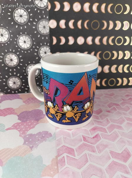 Vintage 1998 School Designs Giftco Garfield & Friends I Love You Grandpa Coffee Mug