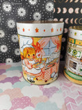 Vintage 1985 House of Lloyd Inc. Set/3 Nesting Canisters Tins Primitive Kitchen Design