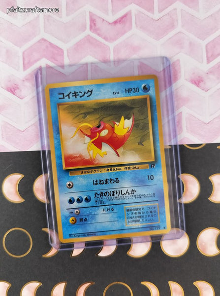 Vintage Common (Japanese) - Magikarp Team Rocket Pokemon Card #129 - NM