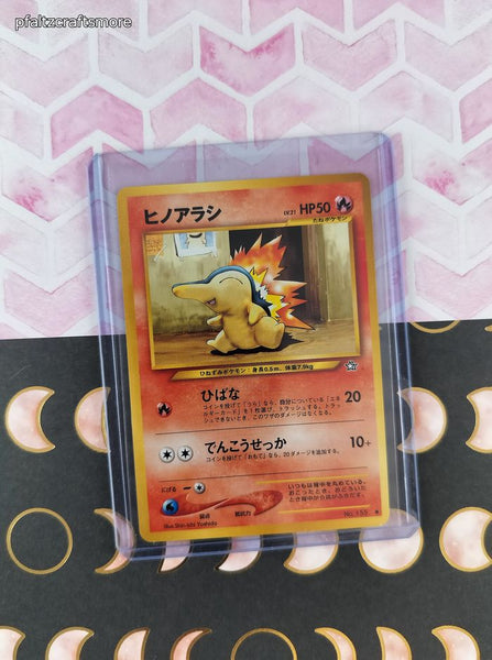 Vintage Common (Japanese) - Cyndaquil Neo Destiny Non-Holo Pokemon Card #155 - NM