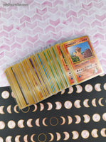 Vintage 1990's Bulk (Japanese) Pokemon Card Lot, 62 Common Gym Series WOTC Cards No Duplicates