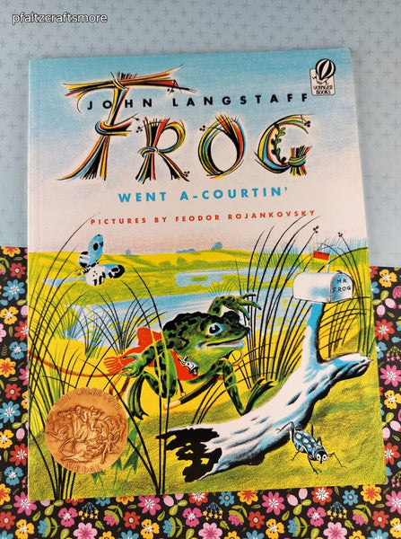 Vintage 1983 Frog Went A-Courtin by John Langstaff Softcover, Like New