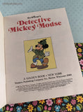 Vintage 1985 Walt Disney's Detective Mickey Mouse Little Golden Book Softcover Booklet